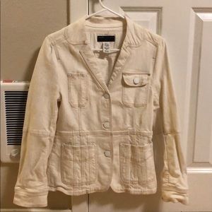 MARC JACOBS cream denim jacket